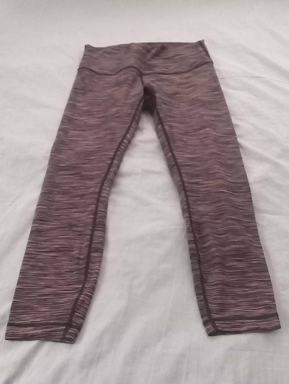 Lululemon Women's Marled Leggings in Mauve Size 10